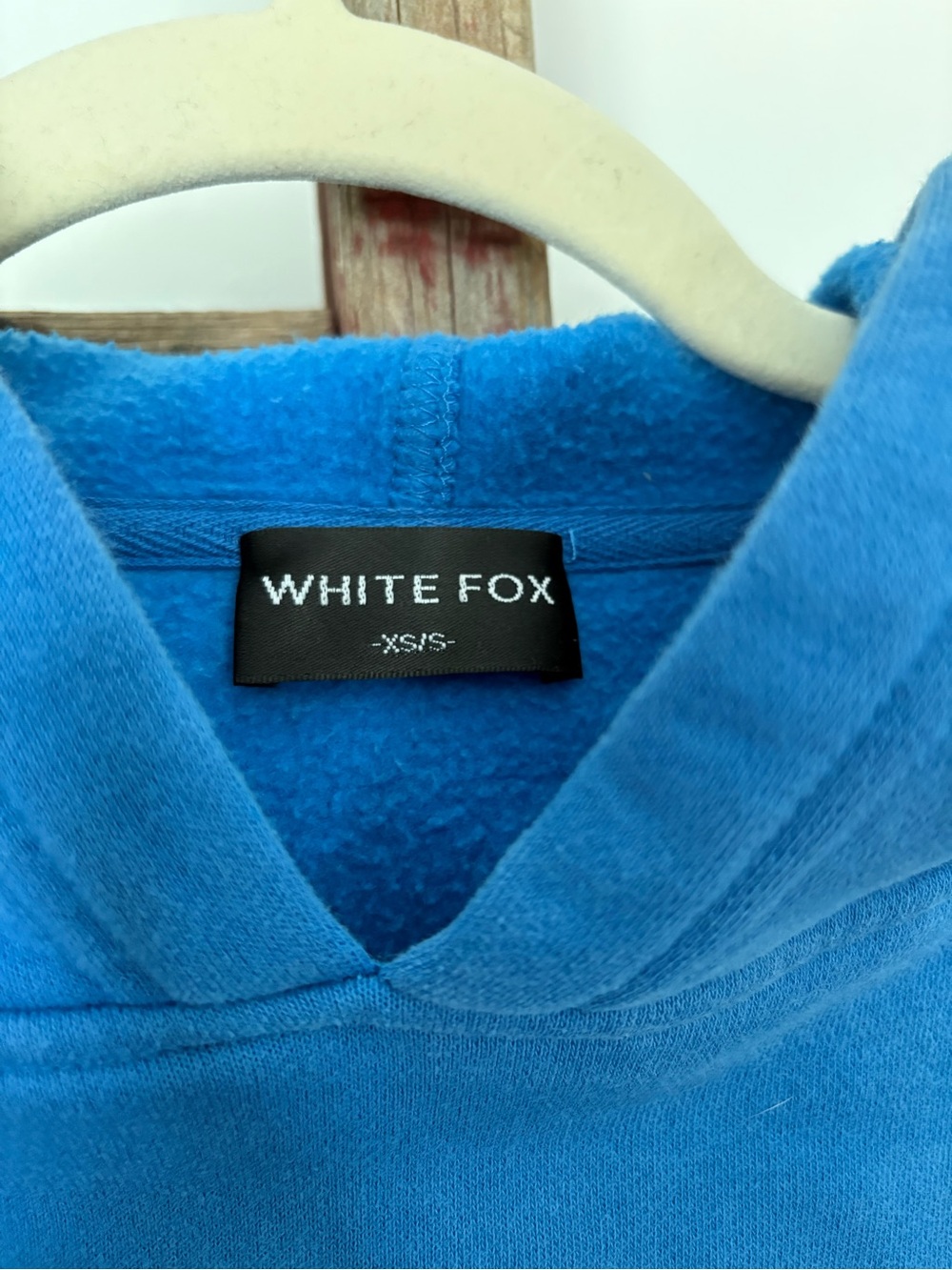 White Fox Boutique Bright Blue Logo Hoodie - Picture 5 of 7